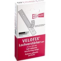Veloflex 2003000&quot-Velofix&quot- - Tiras de refuerzo de bordes 105 x 15mm autoadhesivas (50 unidades)